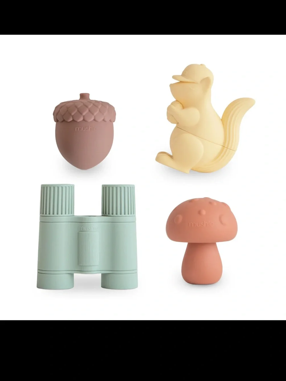 Mushie bath toy set